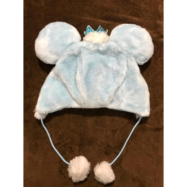 Disney - ディズニー 水色 ビジュー付き ファンキャップ ティアラ 冠