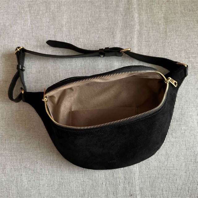chiiiibag スエードウエストバッグ black 黒 コレクション chiiiibag