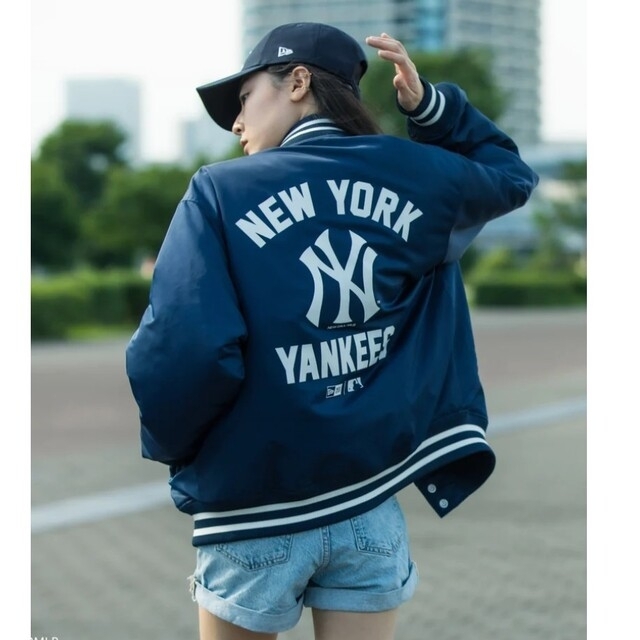 NEW ERA - ナイロン バーシティージャケット ニューヨーク・ヤンキース