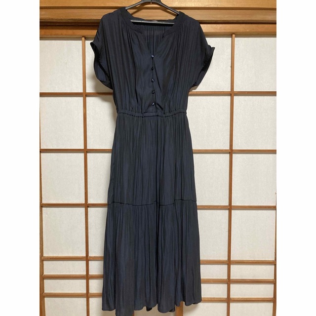 JUSGLITTY - ネイビーワンピースの通販 by SHOP｜ジャスグリッティー