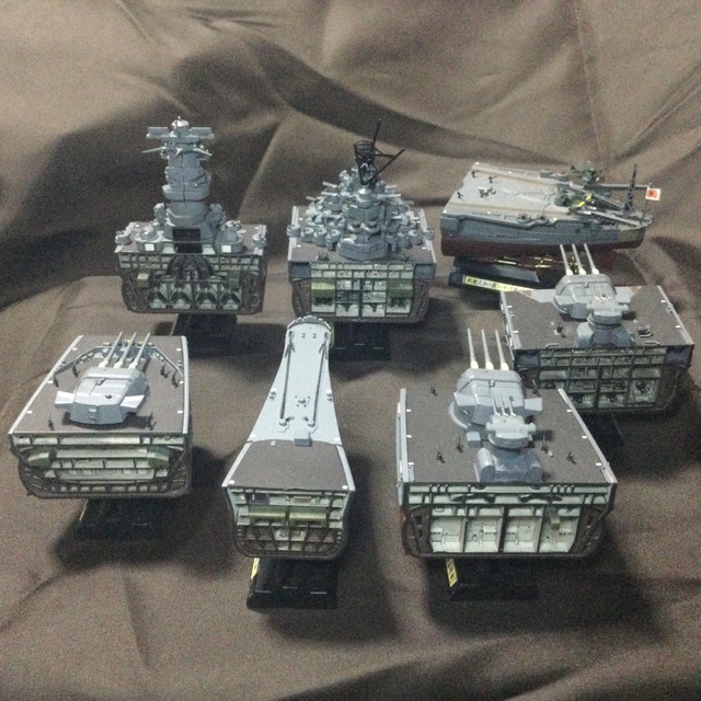 旧日本海軍 戦艦 大和 1/700 連斬模型 未開封品2艦セットの通販 by
