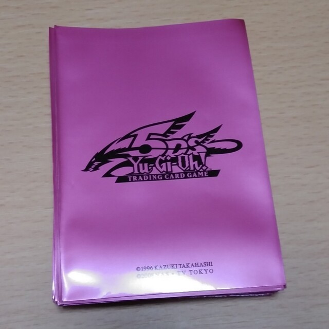 遊戯王 - 【40枚】遊戯王5D's 英語版ロゴスリーブ ピンクの通販 by