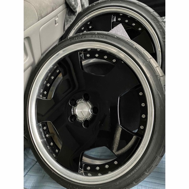 workワーク☆ユーロラインディッシュホイール 深リム 4本 20インチの