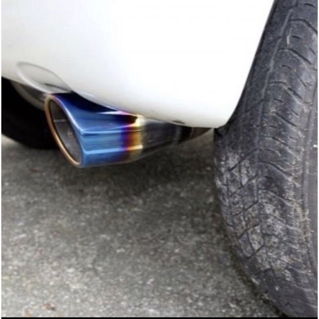 ジムニー JB23 ノーマルバンパー 純正バンパー対応 マフラー ブルーの