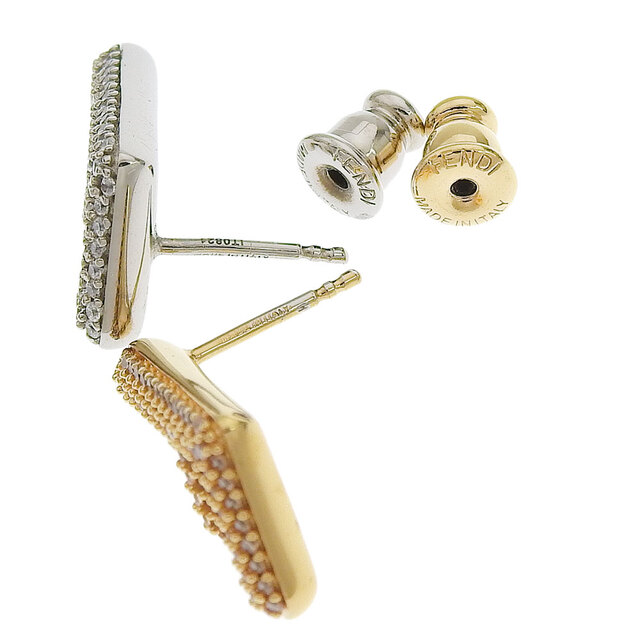 FENDI - 【本物保証】 箱付 超美品 フェンディ FENDI FFピアス FF柄