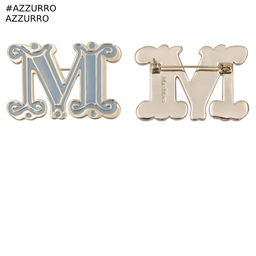 Max Mara - マックスマーラ MAX MARA ブローチ モノグラムロゴ BATHV