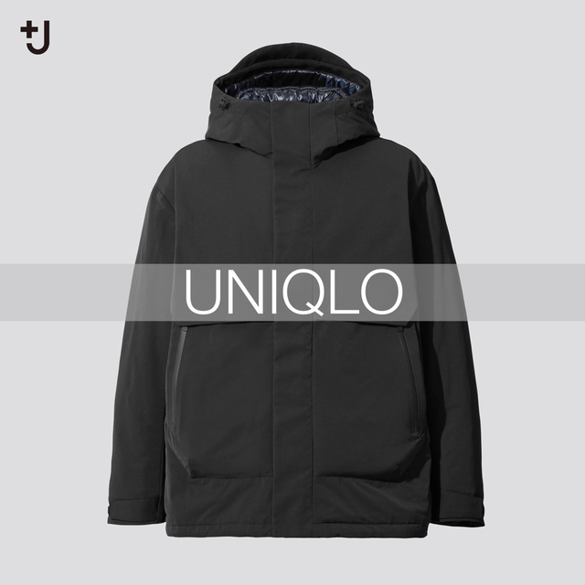 UNIQLO - UNIQLO +J ハイブリッドダウンオーバーサイズパーカの通販 by