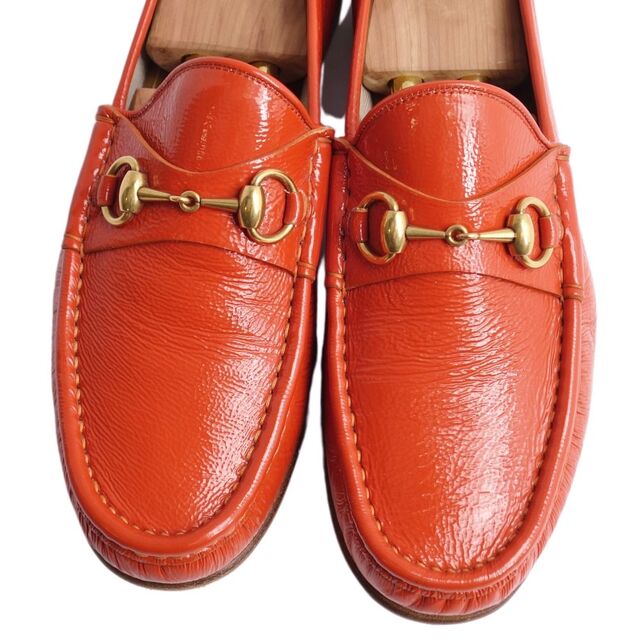GUCCI - 美品 グッチ GUCCI ローファー ホースビット エナメルレザー