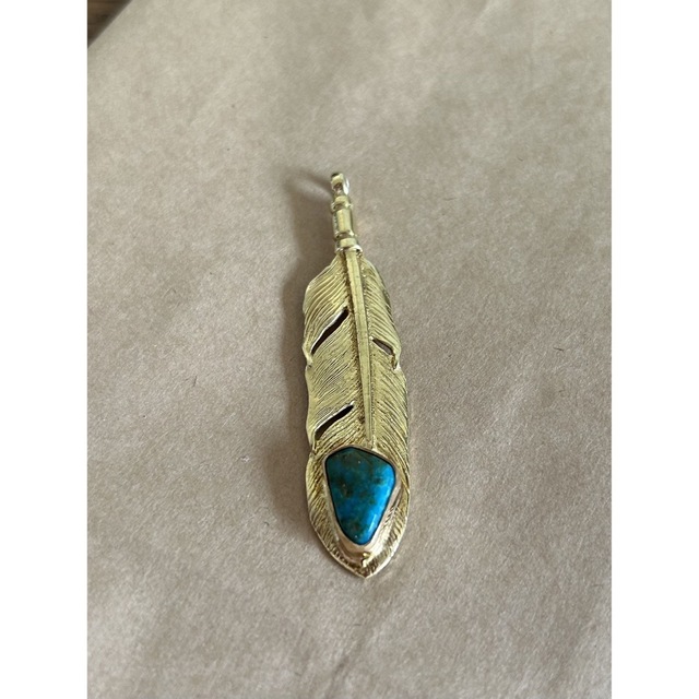 INDIAN JEWELRY - 【REDMAN レッドマン】 【全金 K18】 フェザー