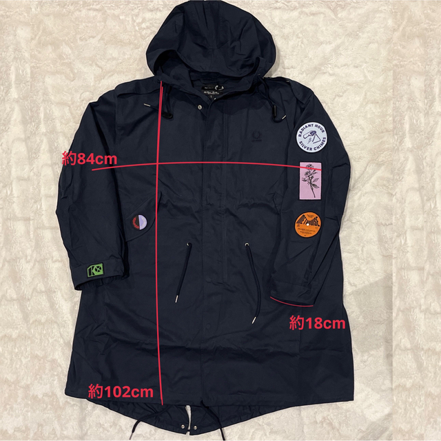 FRED PERRY - Fred Perry × Raf Simons限定コラボ パーカー レイン