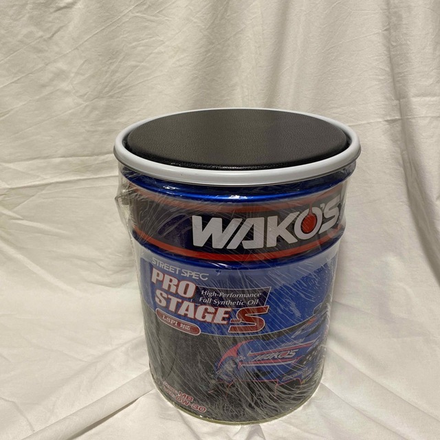 ワコーズ、ペール缶、クッション付き椅子の通販 by ショップやまもと