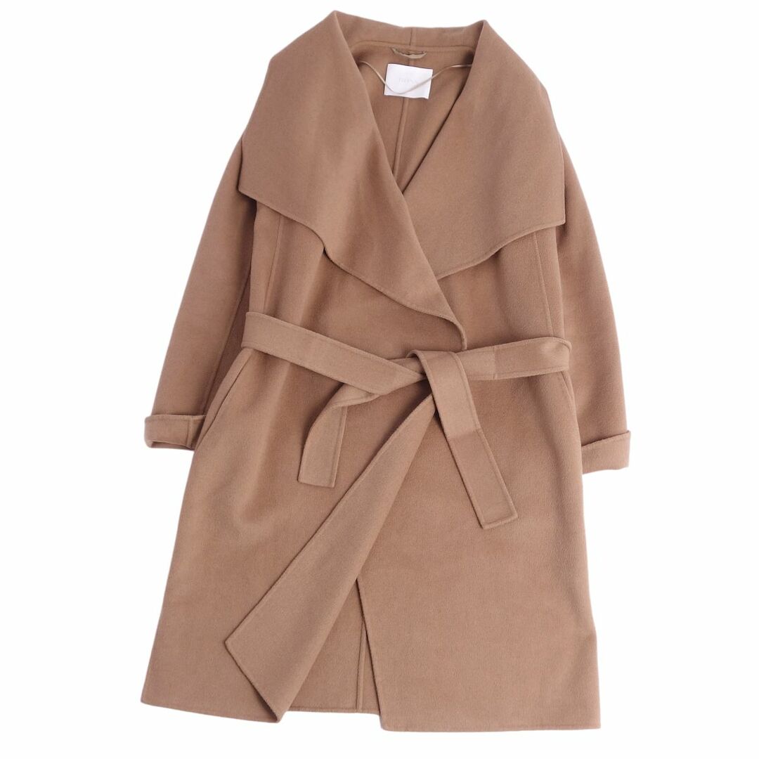 HUGO ブラウン ロングコート ベルト付きサイズXXL