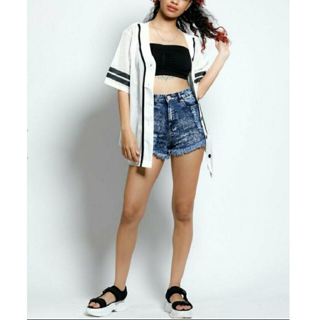 d.i.a - ユニフォーム風メッシュセクシートップスの通販 by 即購入OK