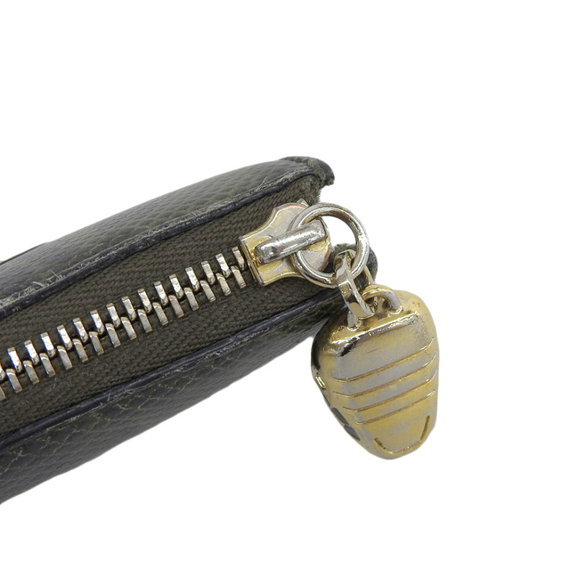 BVLGARI - 【本物保証】 箱付 ブルガリ BVLGARI ロゴ L字ファスナー 長