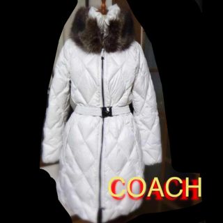 COACH（ダウンコート ・ ホワイト/白色系）のフリマアイテム一覧