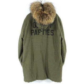 極美品✨ワコマリア 名作 モッズコート 希少S ボア 刺繍 メンズ