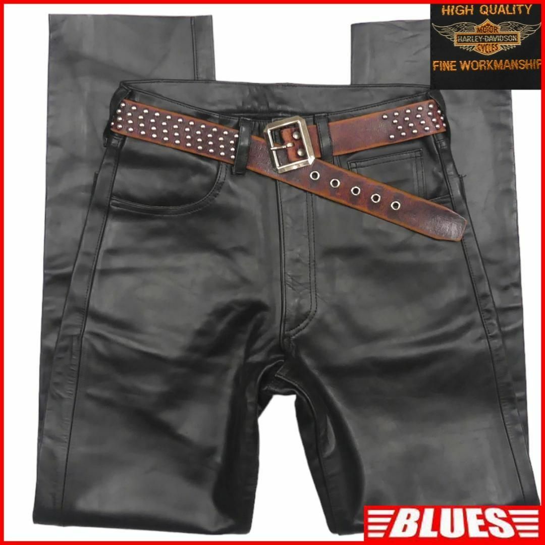 THE REAL McCOY'S - レザーパンツ ハーレーダビッドソン リアル