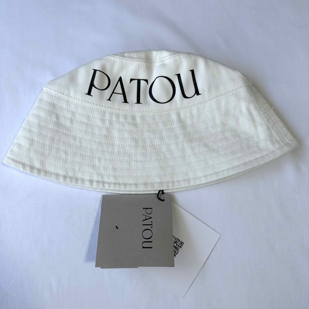 PATOU - [新品未着用] Patou ロゴ バケットハット ホワイト M/Lの通販
