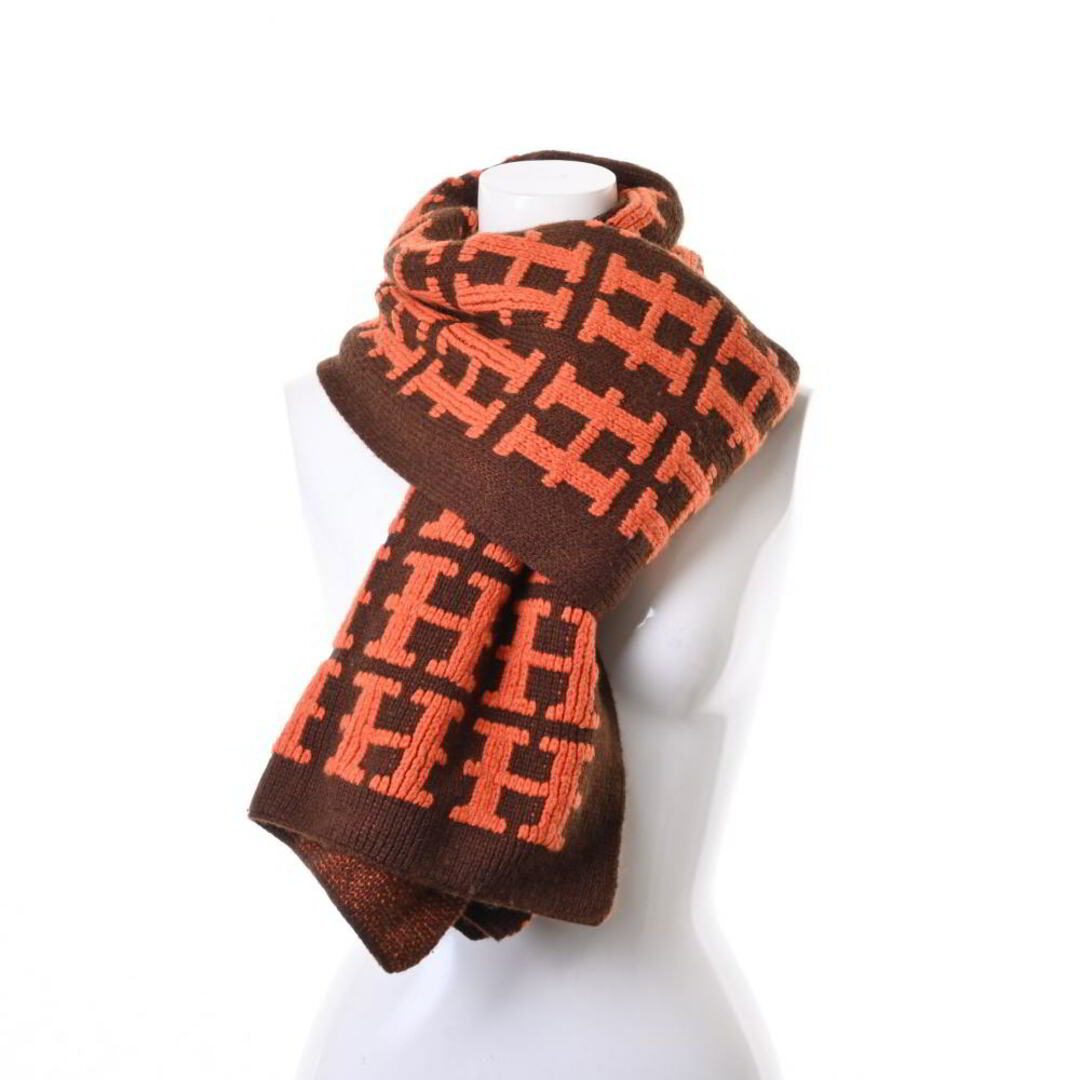 HERMES - HERMES マルジェラ期 Hロゴ カシミヤ マフラーの通販 by