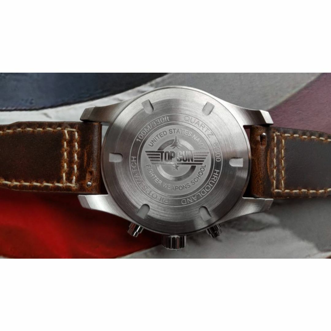 極レア！ Hruodland パイロットウォッチ クロノグラフ トップガン仕様