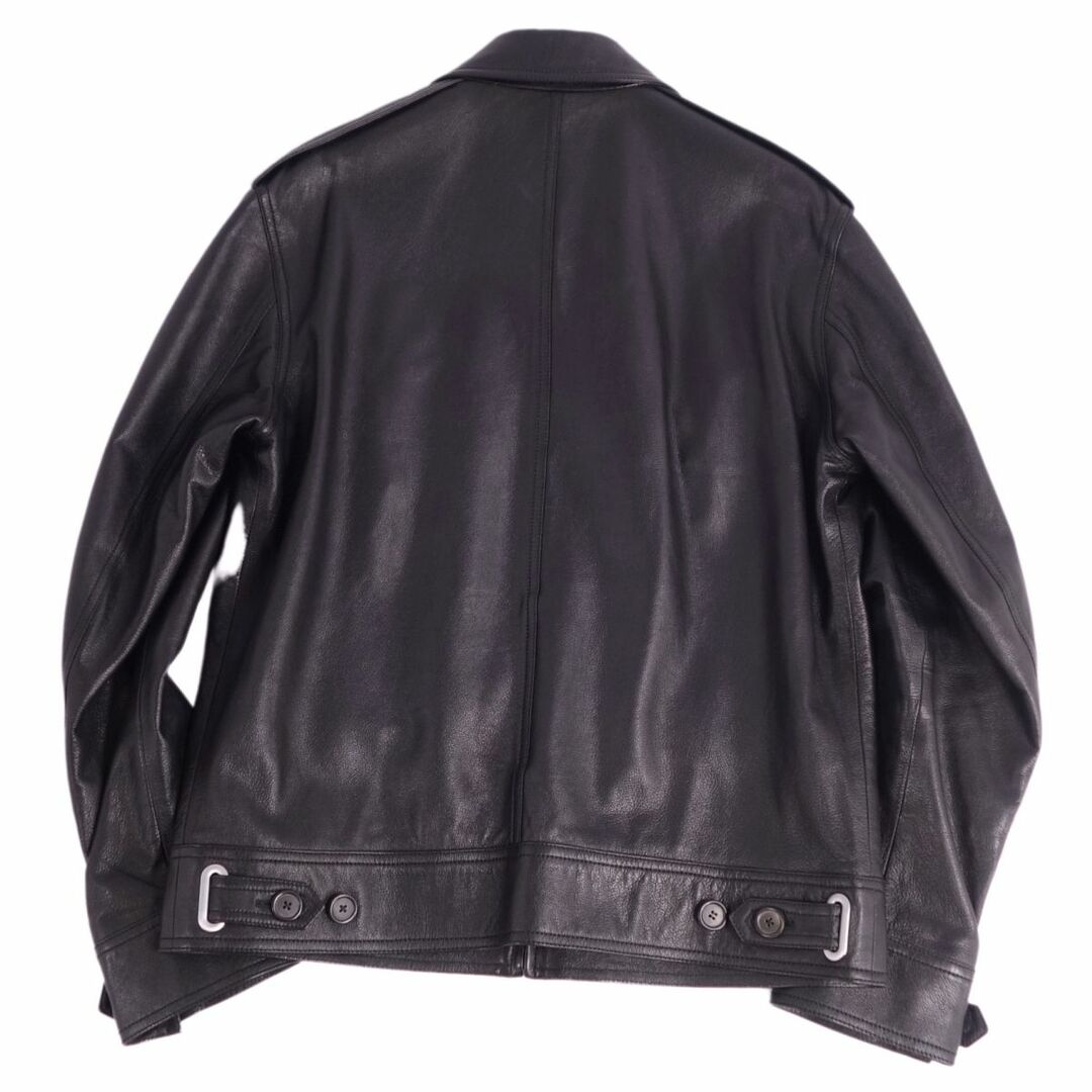 HERMES - 美品 エルメス HERMES ジャケット ベルテッド レザー