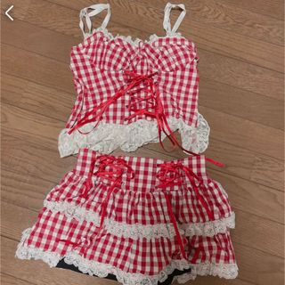 GLAVIL by tutuHA - グラビル フリルジップスカパンの通販 by 椿