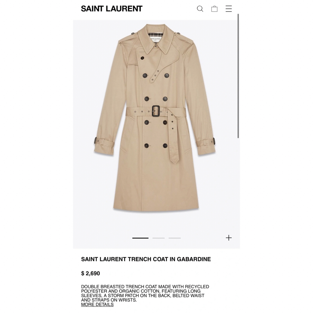 SAINT LAURENT - 専用 サンローラン パリ 2013AW トレンチコート 44