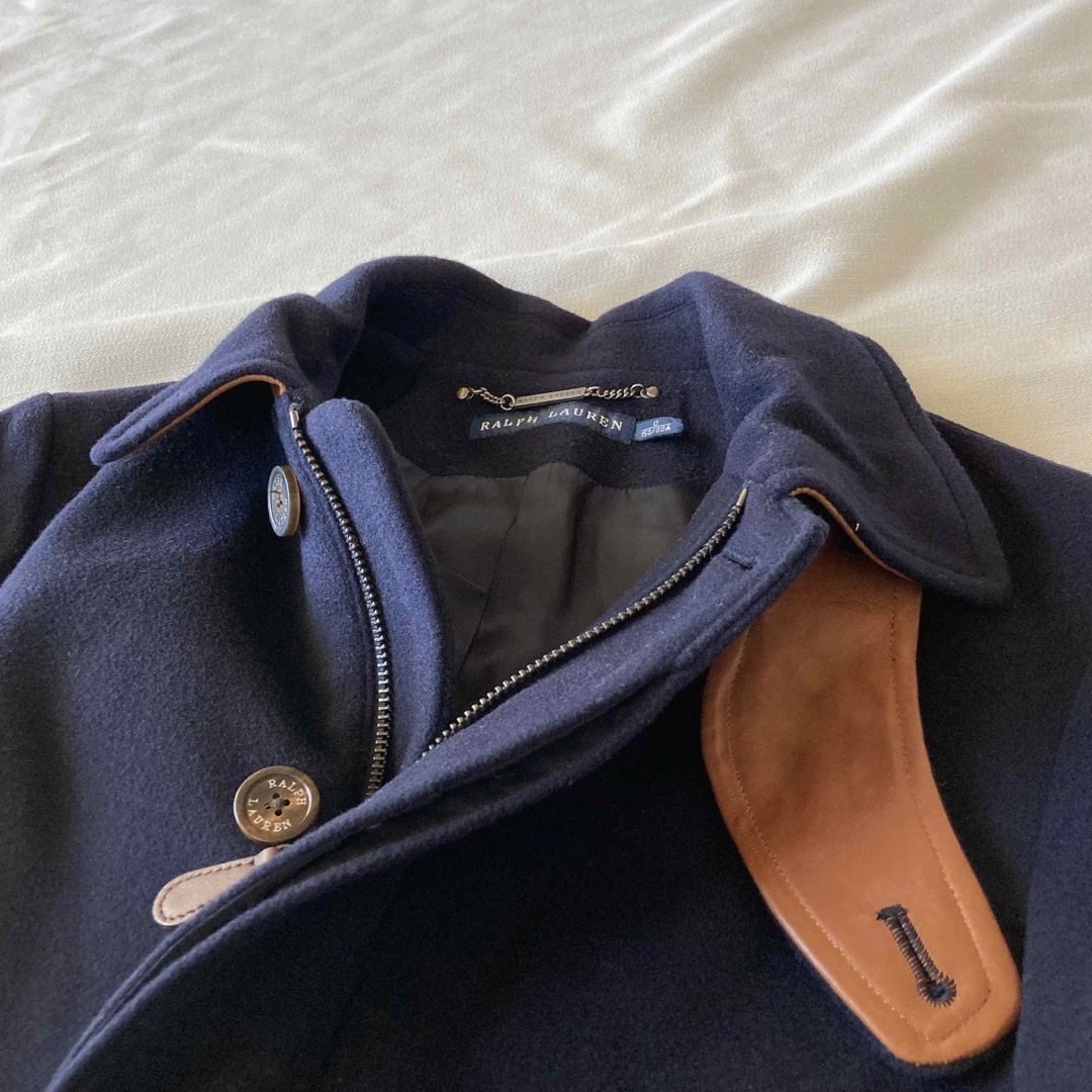 Ralph Lauren - ラルフローレン レザー 切替 ウールメルトン ダブル