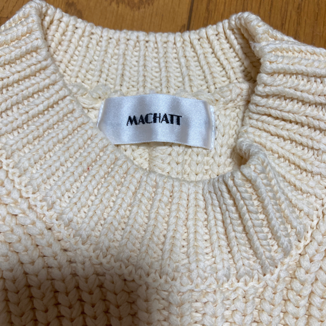 MACHATTマチャット ニットの通販 by 魚ちゃん's shop｜ラクマ
