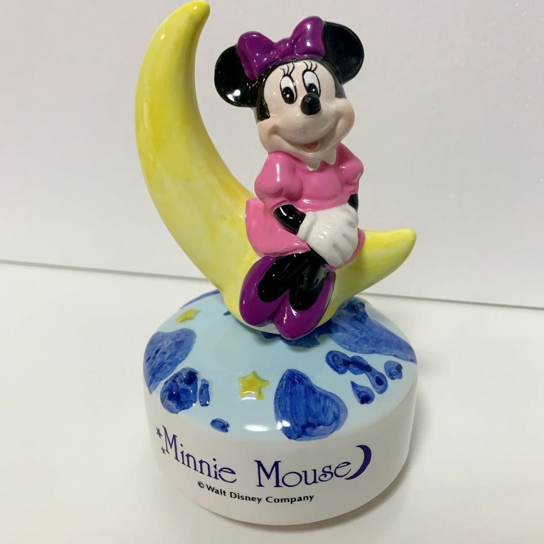 Disney - 希少品 ディズニー ミッキー ミニー オルゴール 陶器 レトロ