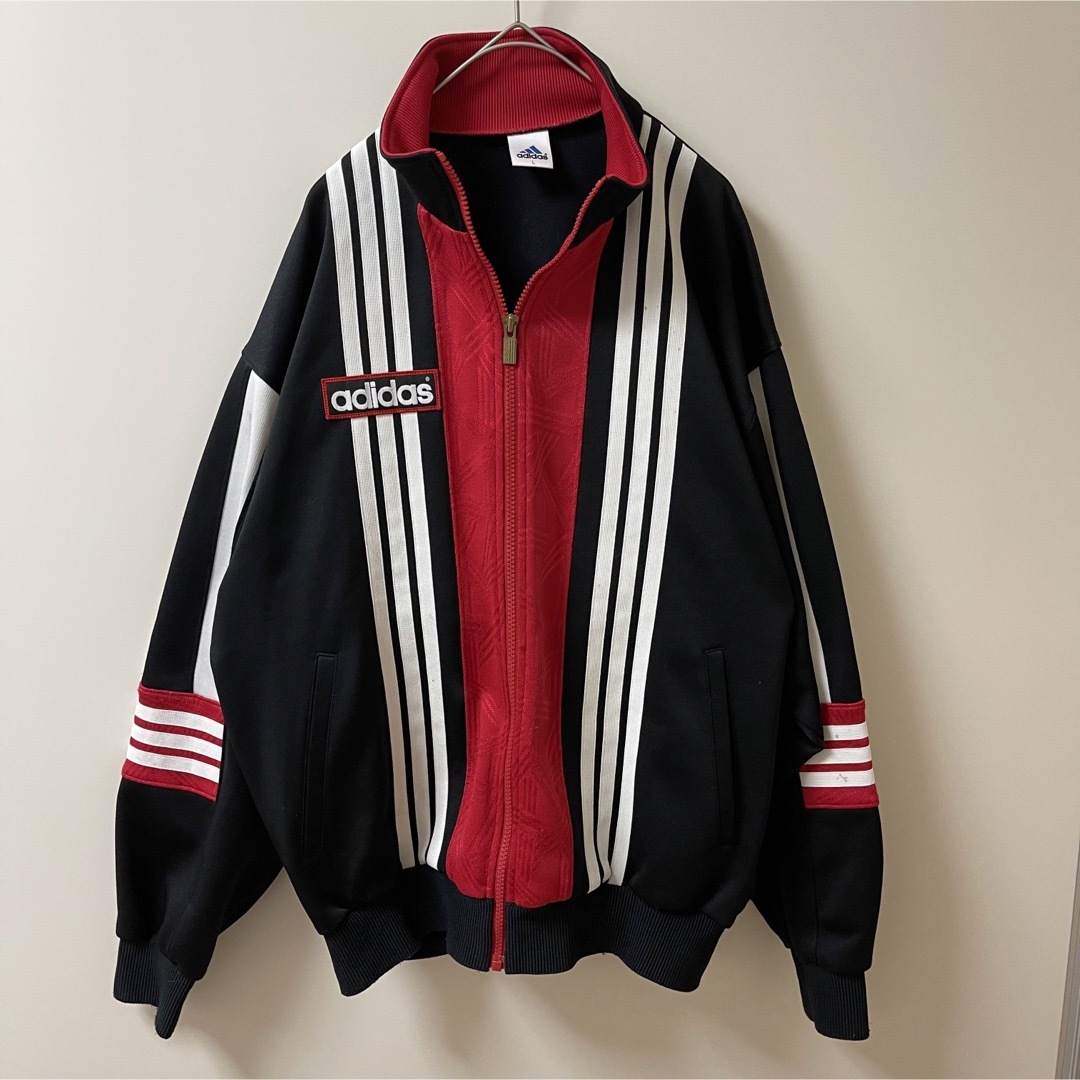 adidas - L80s】アディダス刺繍トラックジャケット古着ジャージ