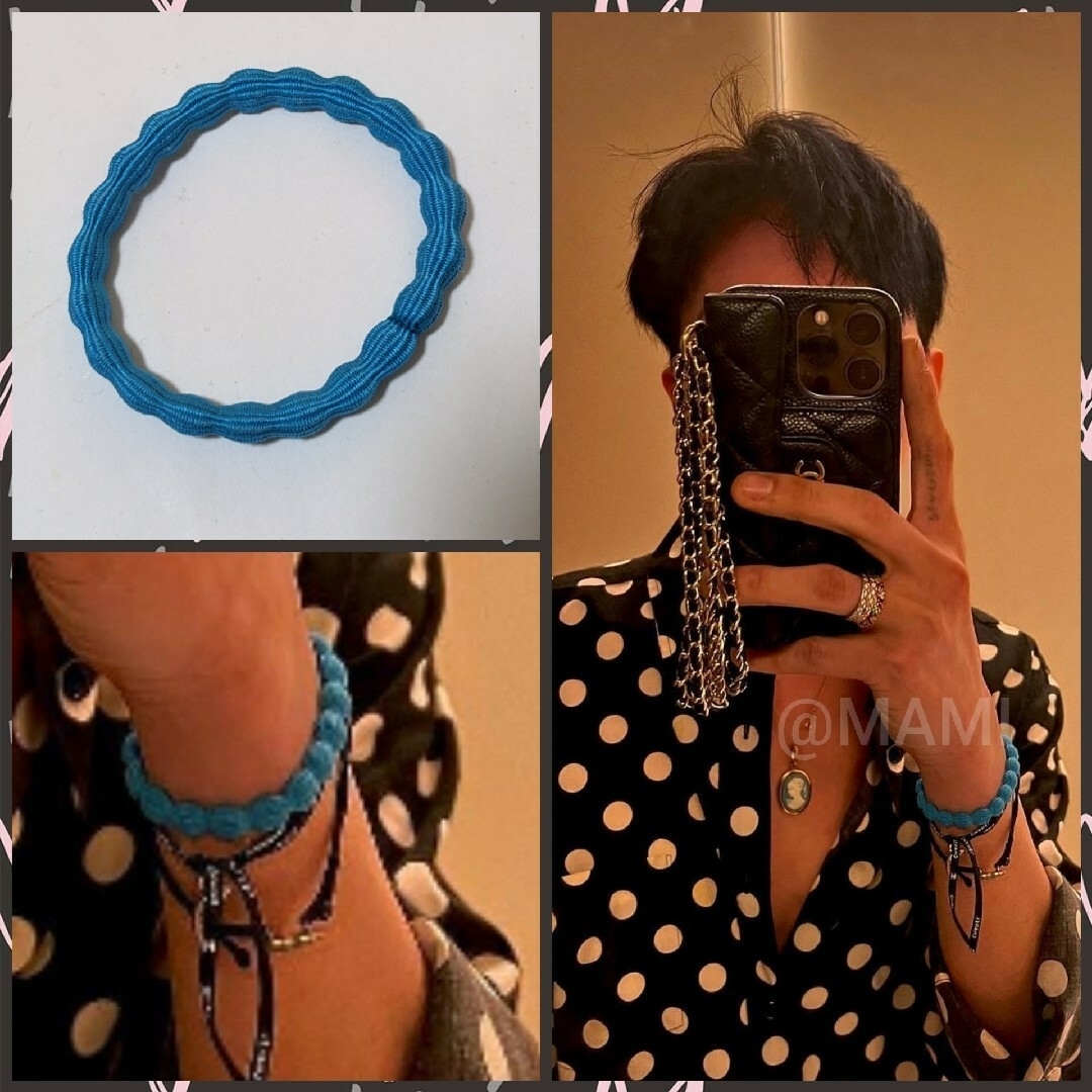 PEACEMINUSONE - 💙G-DRAGON ゴムブレスレット💙ジヨン PIECEMINUSONE