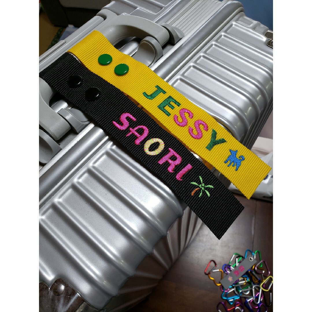 ネームタグ ハングルネームタグ スーツケースネームタグ 刺繍 名札の