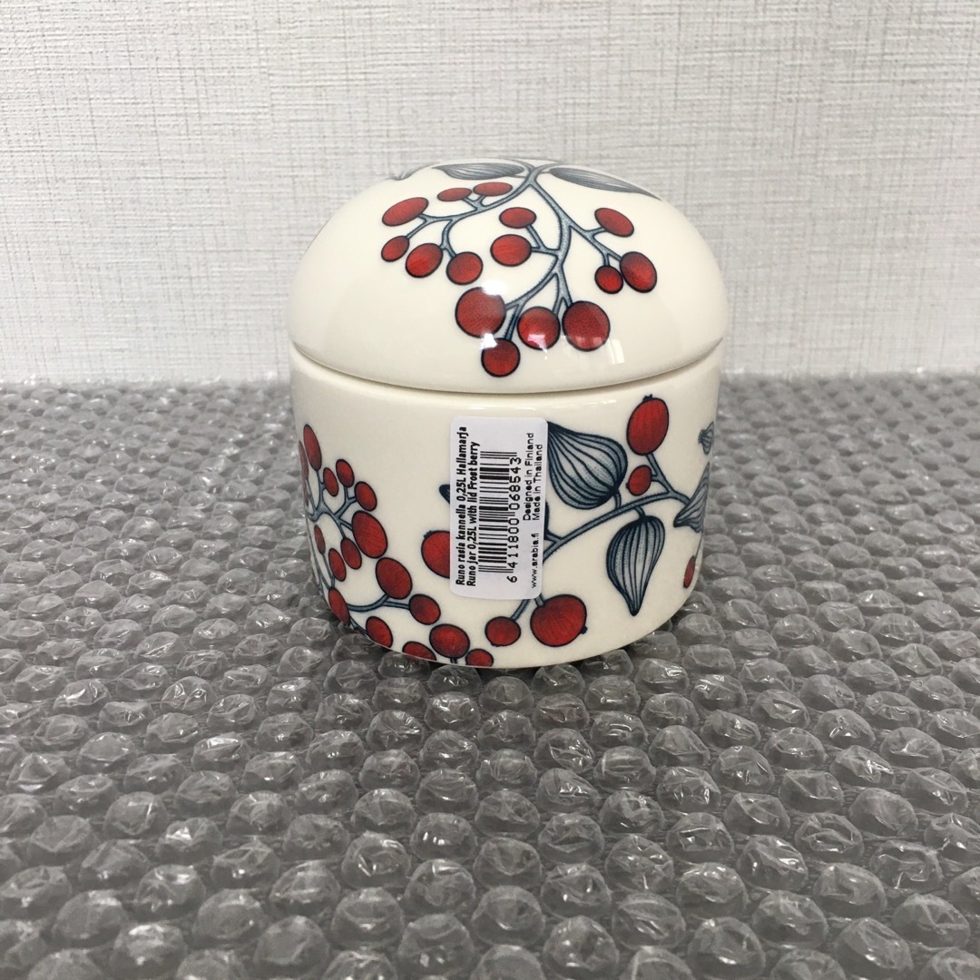 ARABIA - アラビア ルノ Arabia Runo ジャー蓋付 0.25L フロストベリー