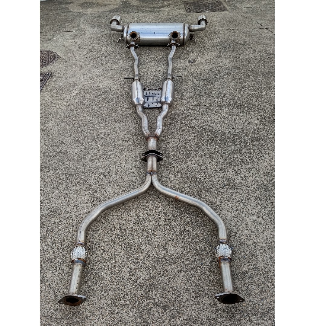 日産スカイライン V37 400R 純正マフラーの通販 by ライム's shop｜ラクマ