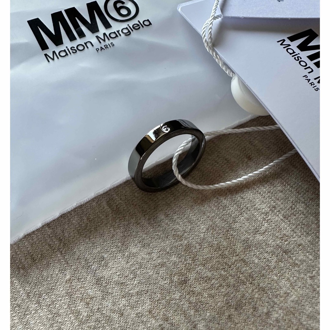 MM6 - 5新品 メゾン マルジェラ MM6 ナンバリング ロゴ リング ダーク