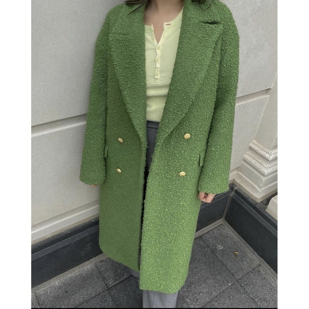 ZARA - ZARA ロングコート - LIMITED EDITION XSサイズ グリーンの通販