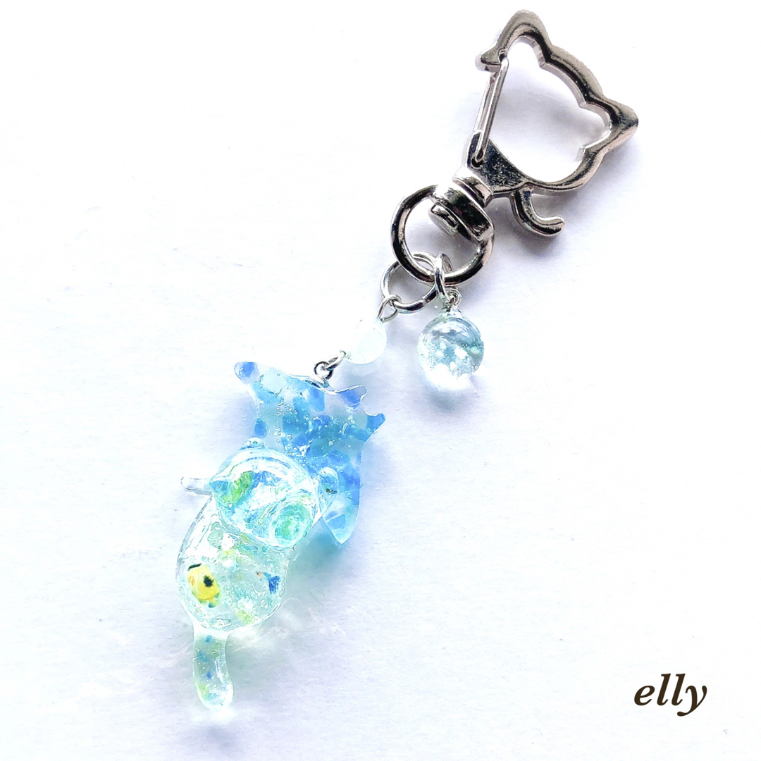 琉球ガラス 海ほたる 蓄光 マンタ じゃれ猫 熱帯魚 レジン