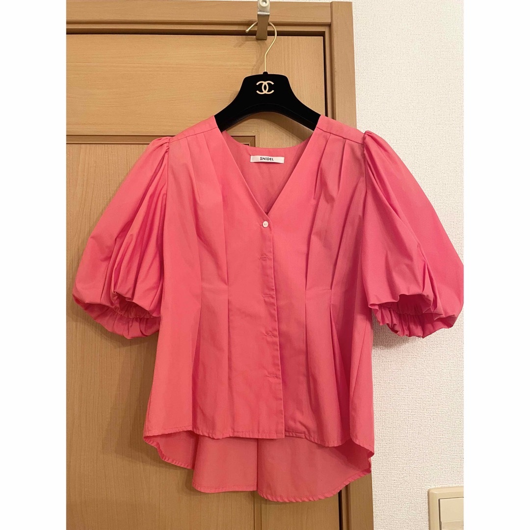 SNIDEL - snidel パフスリーブブラウスの通販 by miu's shop