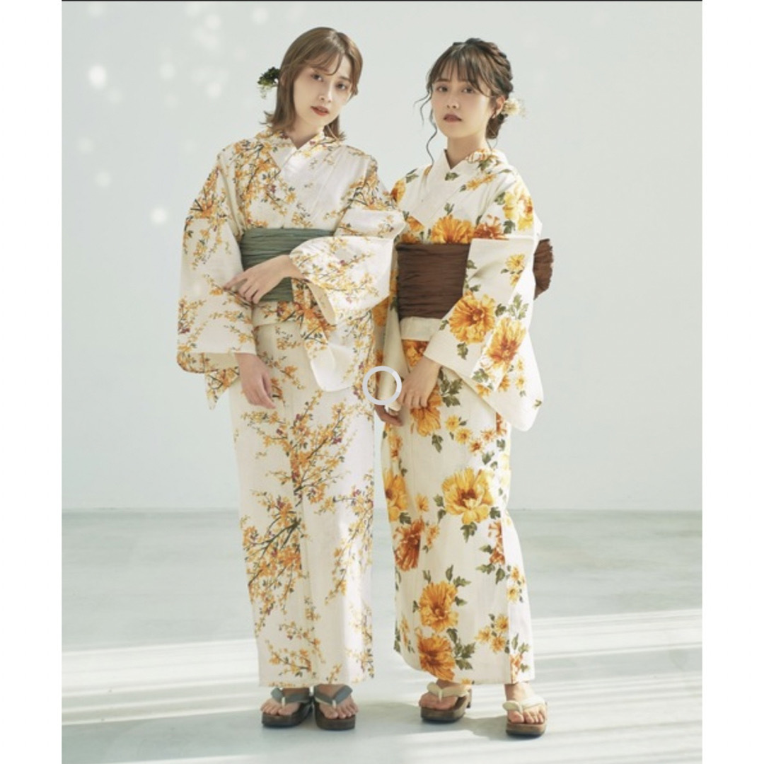 GRL - 【最終値下】浴衣 セット イエロー ひまわりの通販 by