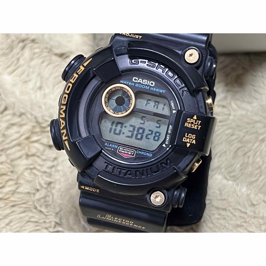 G-SHOCK - ゴールドチタンフロッグマン 黒金蛙 DW-8200B-9A G-SHOCKの