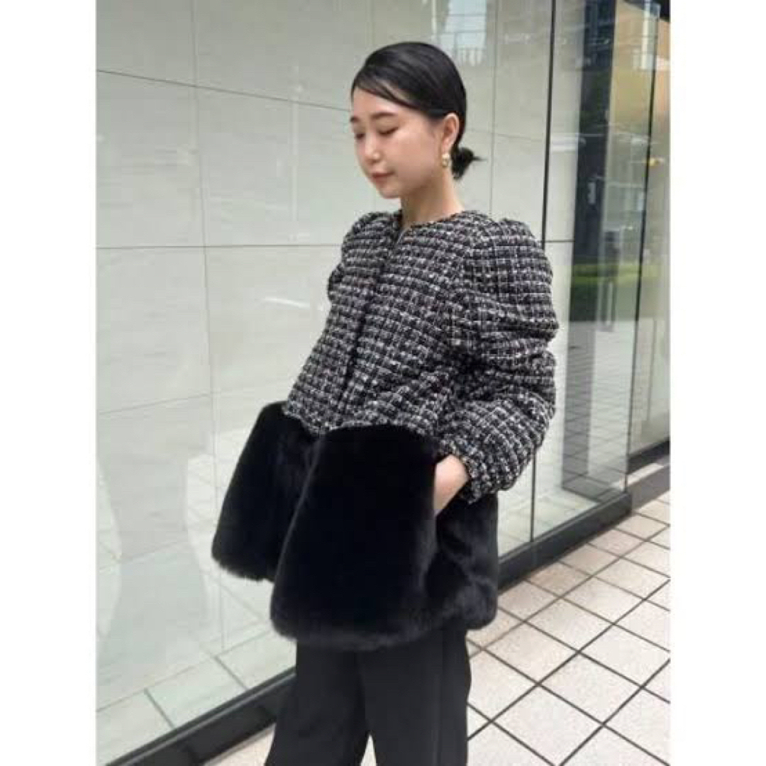 CELFORD - CELFORD エコファーコンビブルゾン MIX 36の通販 by JILL's