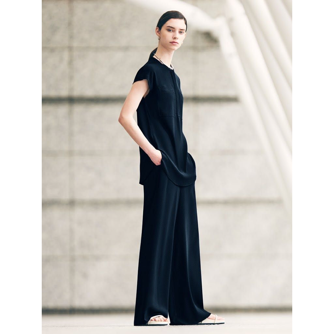 Theory - Theory 21ss プルオーバーブラウス＆ワイドパンツ