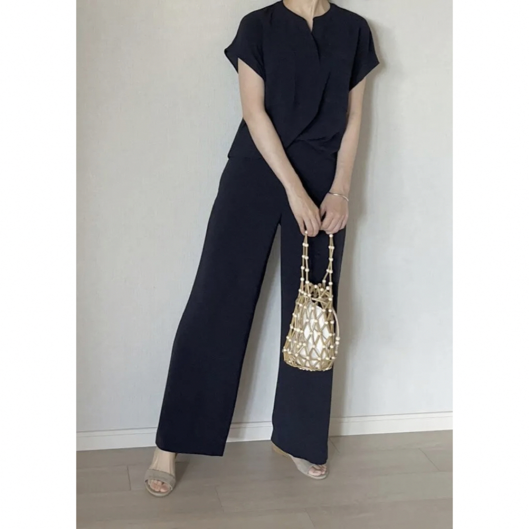 Theory - Theory 21ss プルオーバーブラウス＆ワイドパンツ