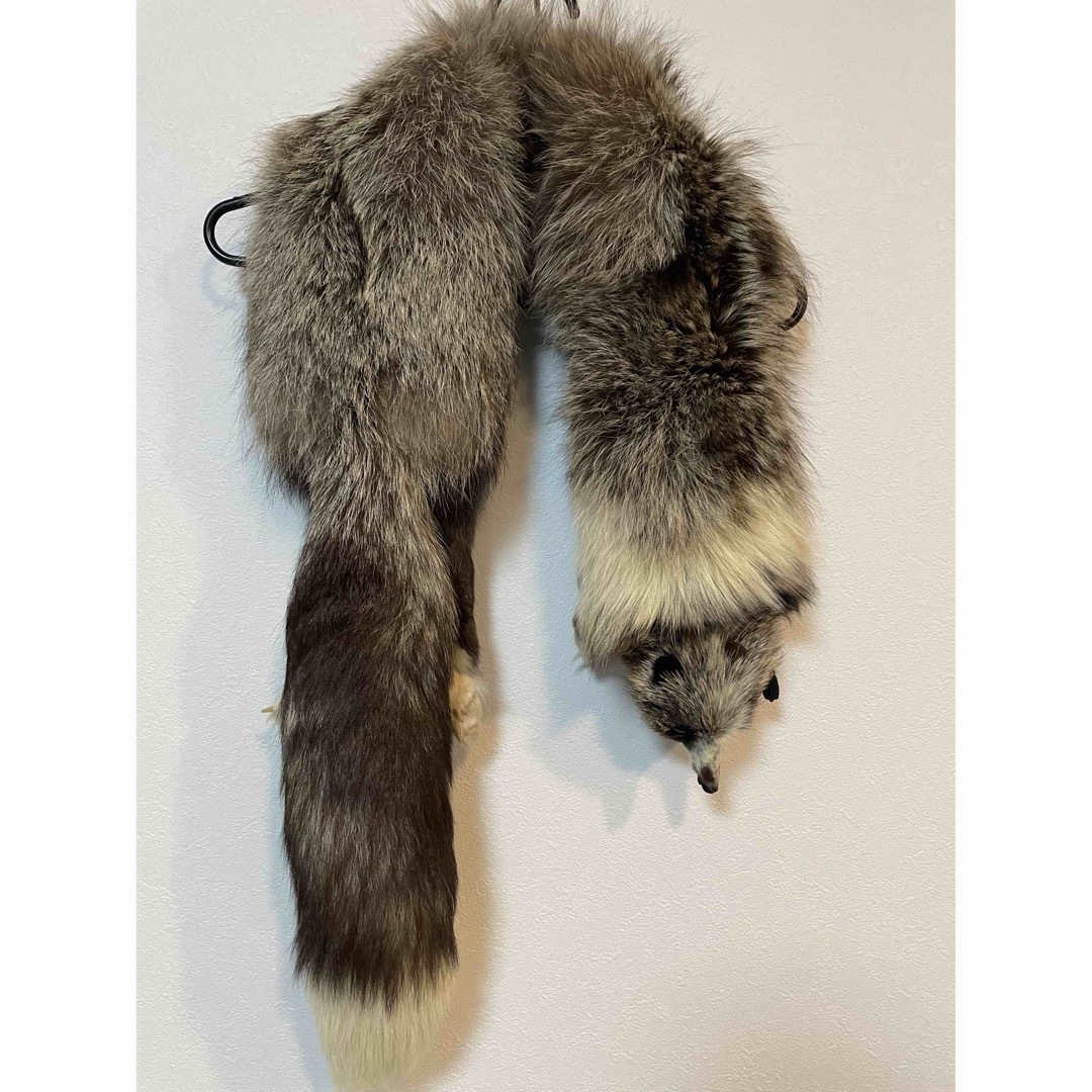 値下げ シルバーフォックス ファーマフラー キツネ 襟巻き