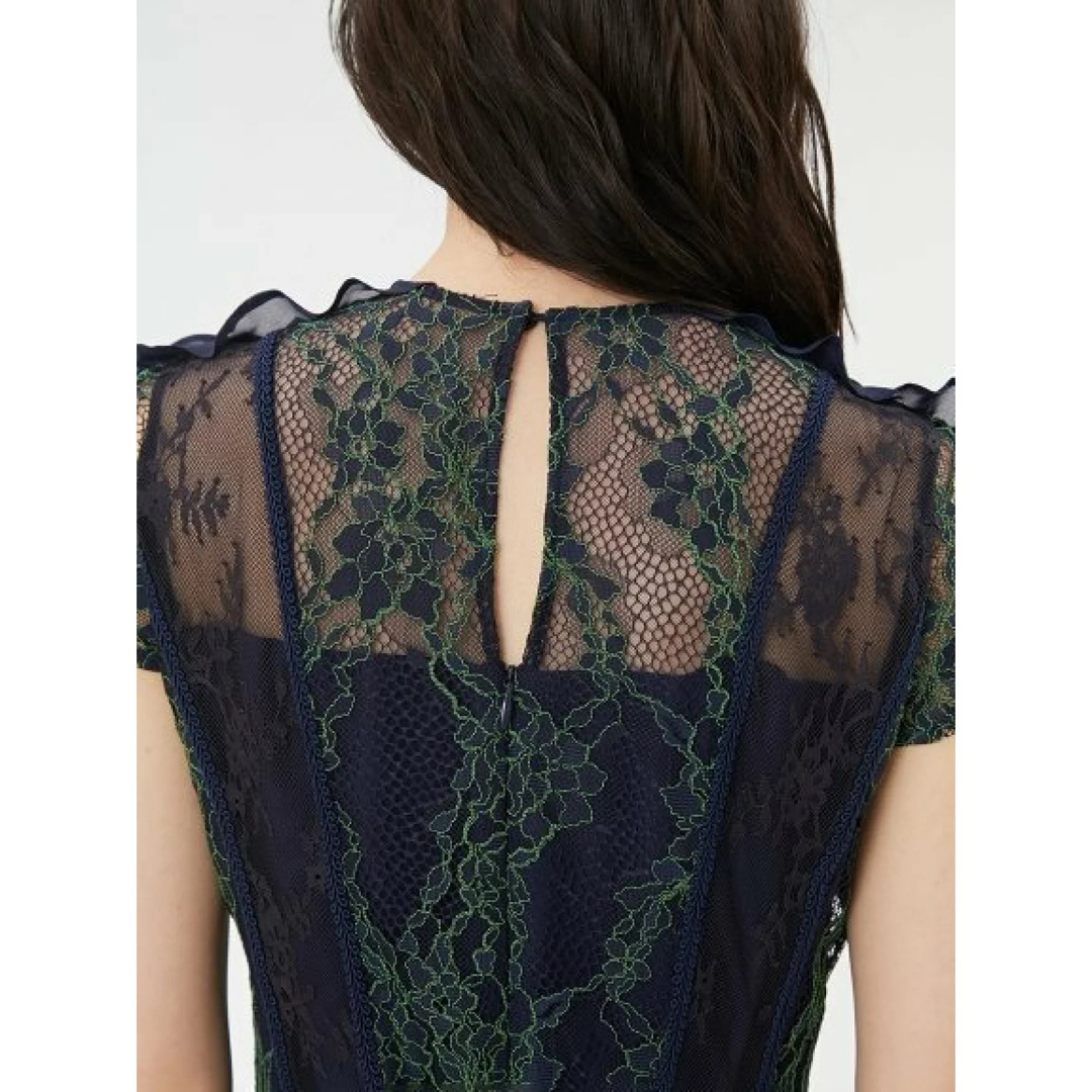 FRAY I.D - FRAY I.D レースコンビナロードレス ネイビー 0サイズの