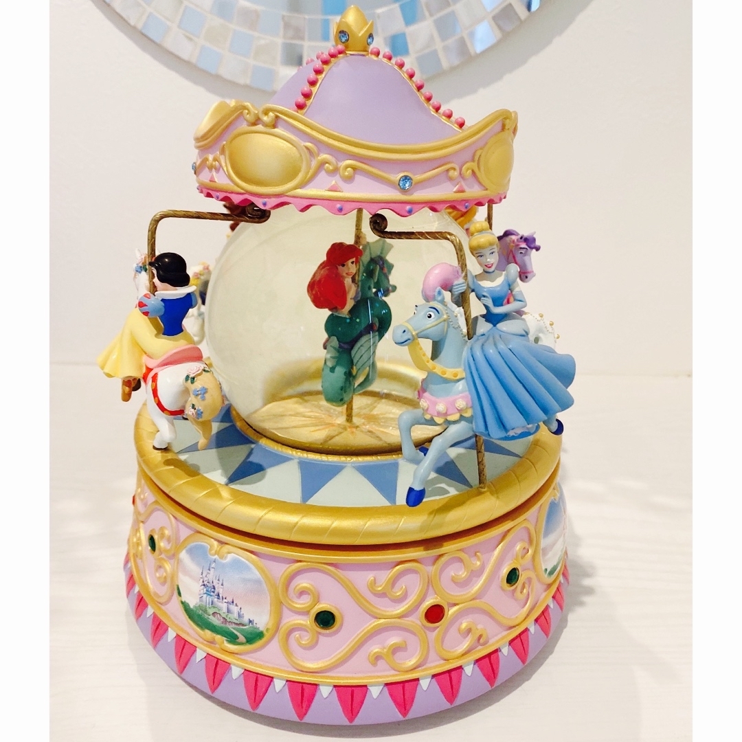 Disney - 希少！ディズニープリンセスオルゴール付きスノードーム
