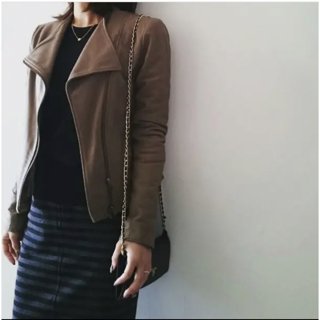 LE CIEL BLEU - LE CIEL BLUE レザージャケットの通販 by ひろころ's