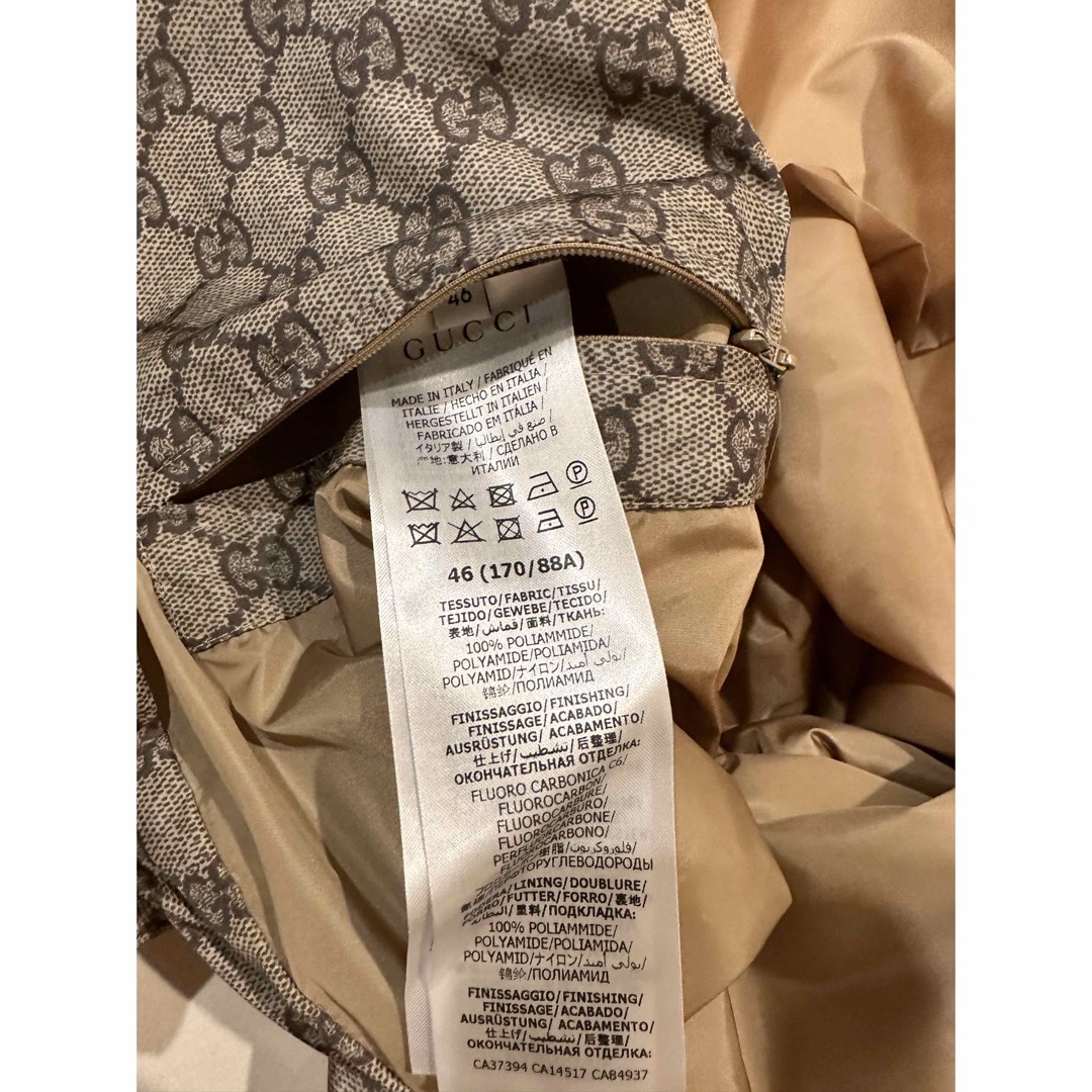 GUCCI - GUCCI FAKE/NOTプリント GGナイロン ジャケット グッチの通販