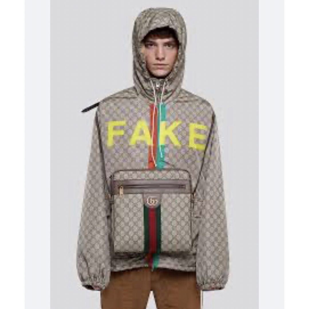 GUCCI - GUCCI FAKE/NOTプリント GGナイロン ジャケット グッチの通販